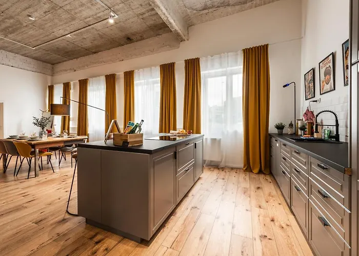 Klassen - Exklusives Loft - Xxl Leinwand - 4 Km Messe, 1,5 Km Hbf Апартаменты Эссен